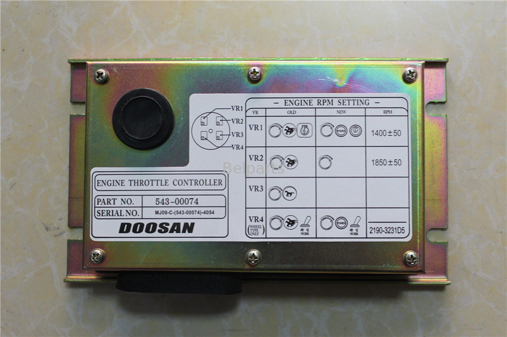 543-00074掘削機のコントローラーDH130 DH220LC-7 SL130 SL500LC-Vの集りのアッセンブリの表示パネル