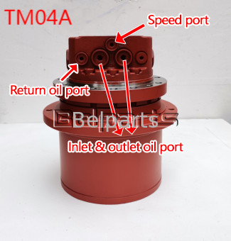 ベルパーツ 最終駆動 PC40-6 PC30 PC35 PC40-7 コマツー掘削機 TM04Aのための水力モーター