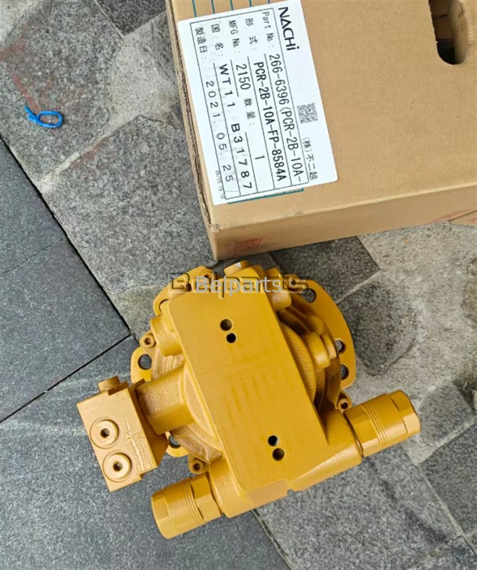 PCR-2B-10A-FP-8584A ナチスイングモーター Caterpillar CAT 304 304CR 掘削機部品 266-6396 265-8752 2666396 2658752 油圧ロータリーモーターデバイス