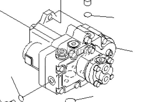 PC20MR-1 PC20MRX-1 PC20UU-3  Hydraulic Pump For KOMATSU Excavator Spare Parts 20C-60-33100 Main Axial Piston Pump