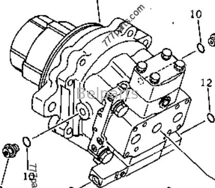 トラベルモーターアッセイ KOMATSU PC1000-1 PC1000LC-1 PC1000SE-1 PC1000SP-1 エグババターパーツ 706-87-01001 706-87-01000 706-87-03105 706-87-03104 液圧トランスミッション
