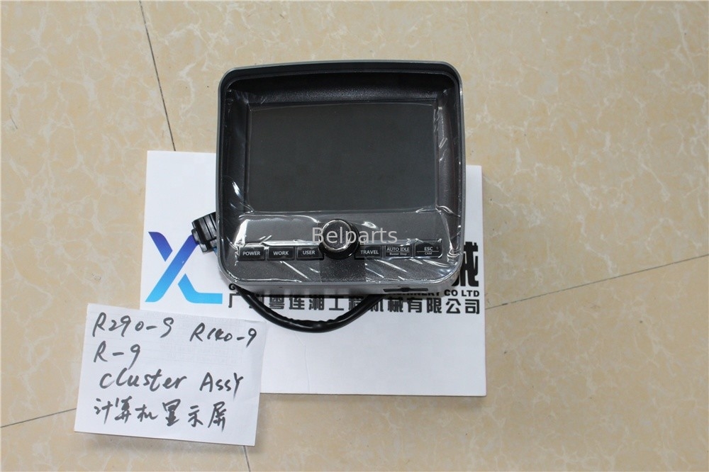 掘削機のコントローラーR520-9S R290LC-9の集り組立R140w-9 R200w-9の表示パネル21Q6-30102 21Q6-40300