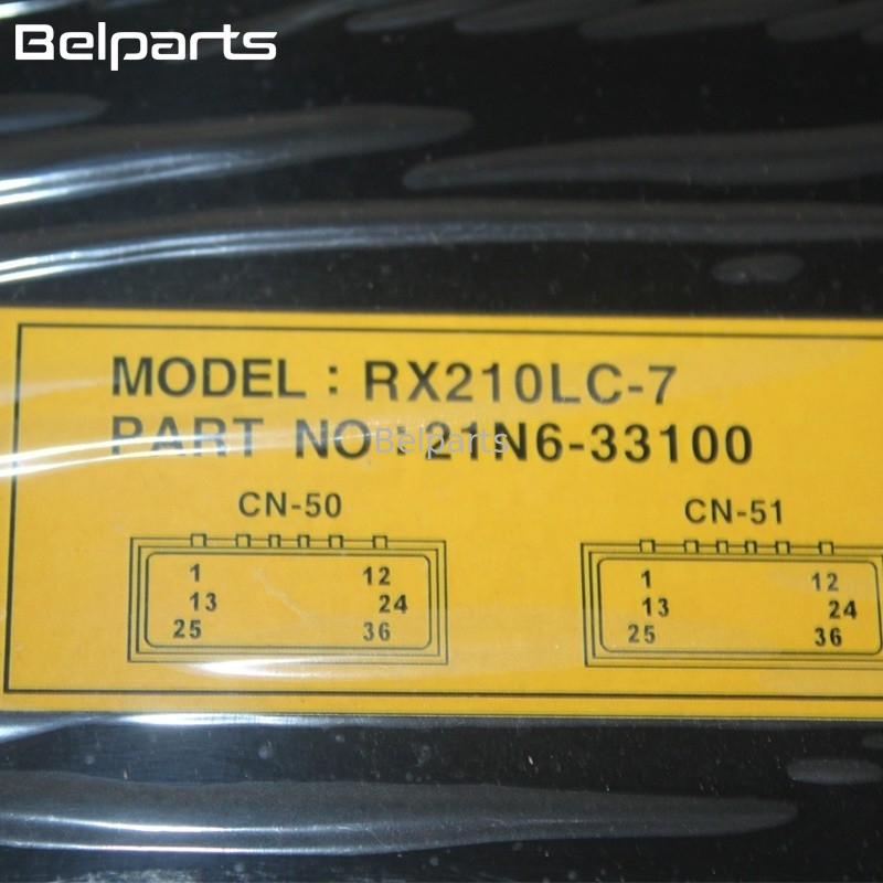 Belpartsの掘削機の予備品RX210LC-7の掘削機のコントローラー21N6-33100コンピュータ板