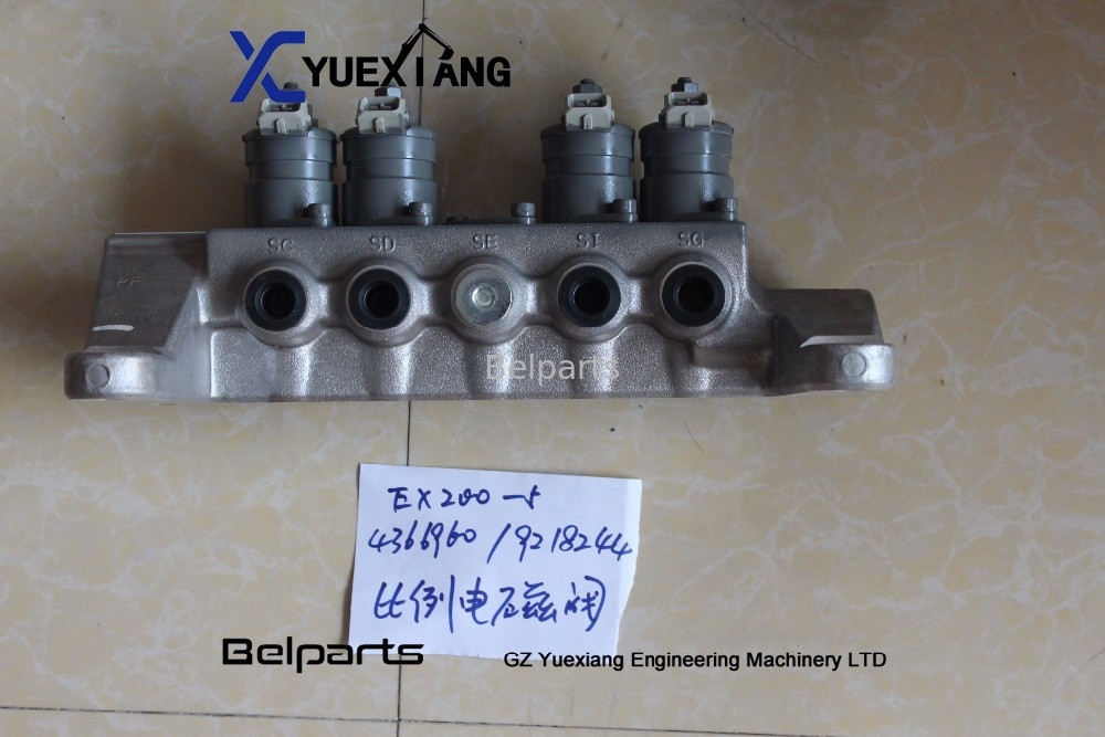 掘削機の構造の予備品4366960の電磁弁9218244 EX200-5 EX200-3 EX200-2 EX200-1