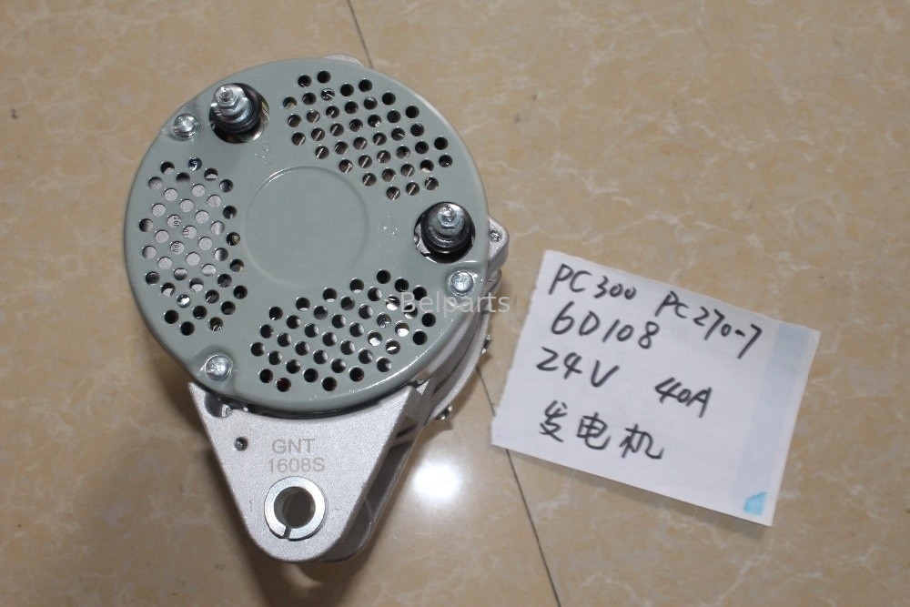 Belpartsの掘削機の部品PC300-6 PC270-7 PC300-5 PC300-7エンジンの交流発電機6D108 600-821-6160の0-33000-6511発電機