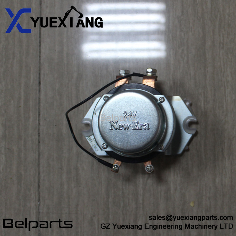 Belpartsの掘削機の部品EX60 EX120 EX200 EX300電池のリレー スイッチBR-266 24V 4255762ソレノイドのリレー