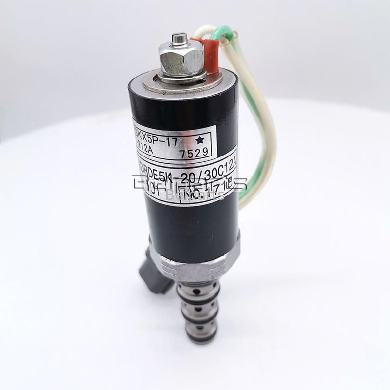 小さい油圧掘削機の部品SK200-5 12A-101 12A-111 G24D12 G24Y12主要なポンプ電磁弁