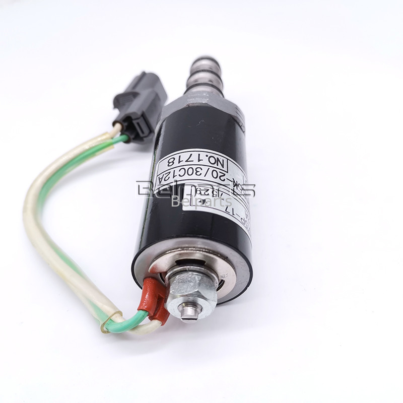 小さい油圧掘削機の部品SK200-5 12A-101 12A-111 G24D12 G24Y12主要なポンプ電磁弁